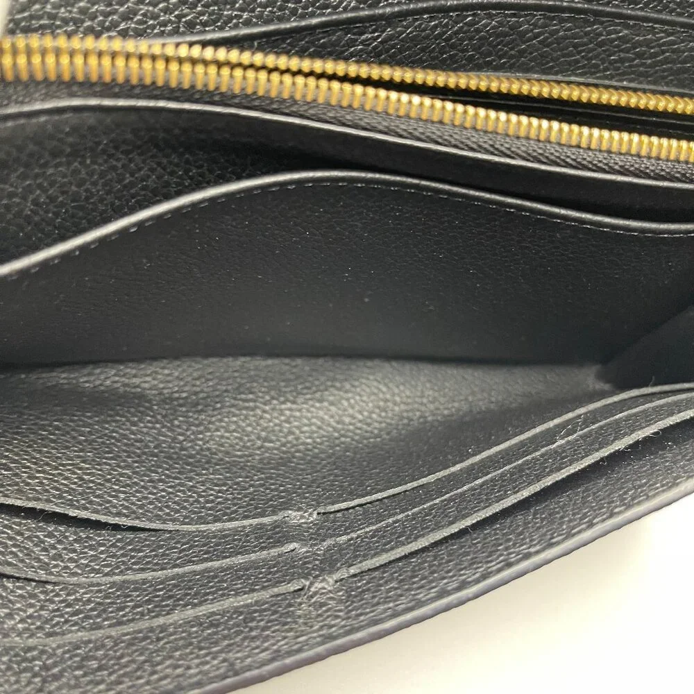 LOUIS VUITTON RFID Bicolor Monogram Empreinte Leather Sarah Wallet - Preowned - Picture 11 of 16